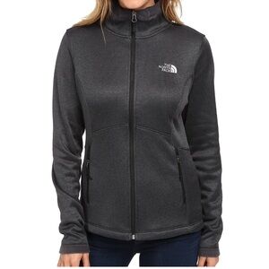 THE NORTH FACE fleece‎ lined zipped Jacket size medium - gray